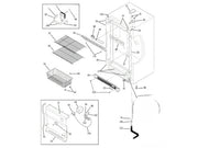 GE Freezer Cover-Hinge WR02X12689