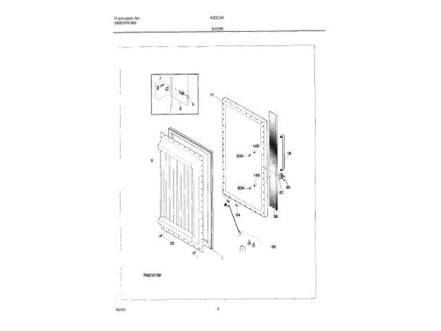 Frigidaire Freezer Screw-Retainer 216423501