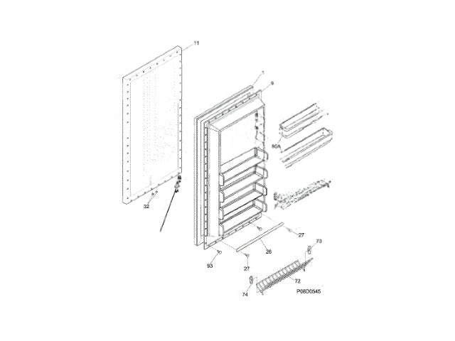Frigidaire Freezer Bracket 297176200