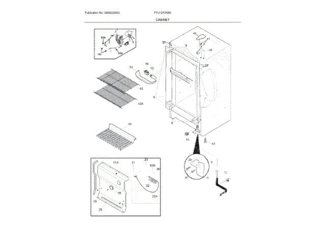 Frigidaire Freezer Shield-Light 297184400