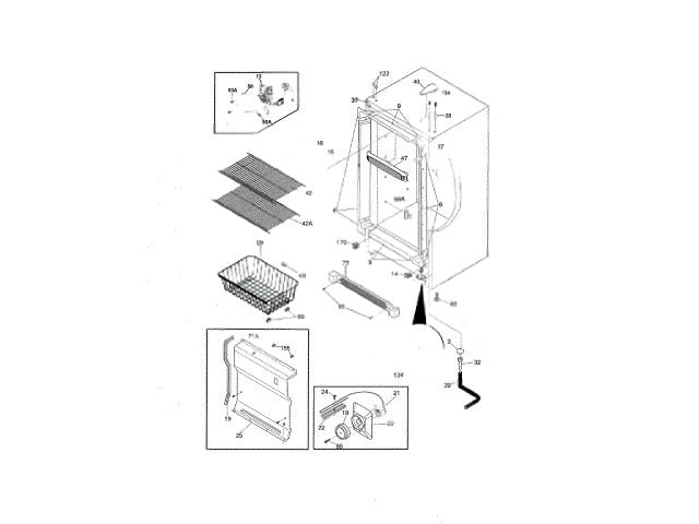 Frigidaire Freezer Bracket 297164651