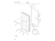 Frigidaire Freezer Outside Door Panel 297264105