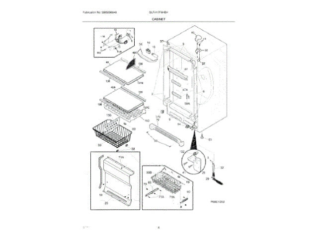 Frigidaire Freezer Glass-Shelf 297166801