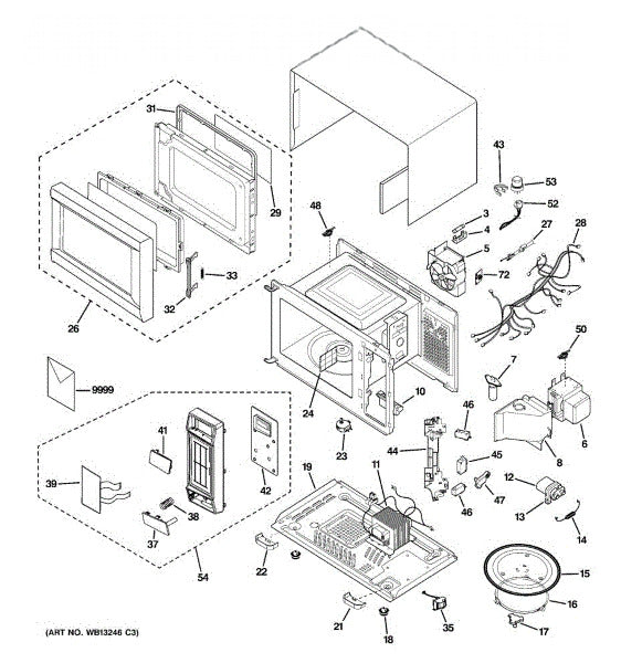 GE Microwave Smart Board WB27X11037