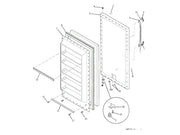 GE Freezer Screw Door Stop Mtg Fh WR02X12989