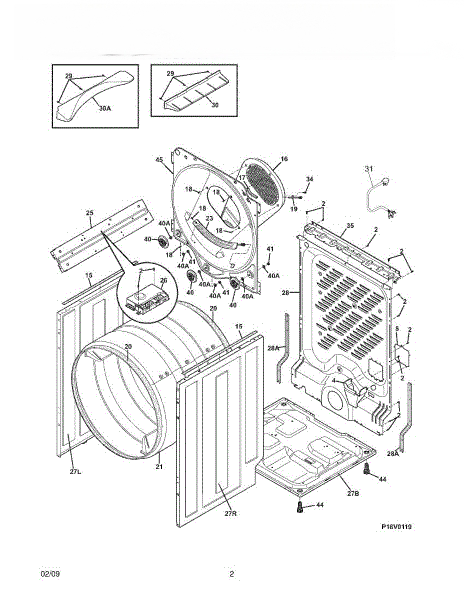 Frigidaire Dryer Bracket 134713100