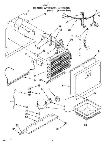 Whirlpool Freezer Compressor W10237328