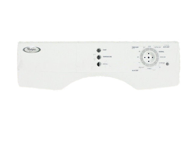 Whirlpool Dryer Control Panel W10205135