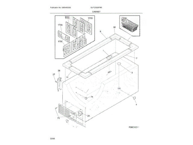 Frigidaire Freezer Divider 297063303