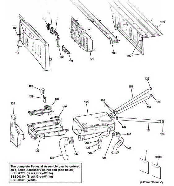 GE Inlet Pipe Clamp WH01X10324