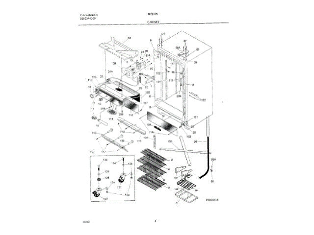 Frigidaire Freezer Shelf-Partial 216386202