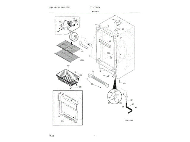 Frigidaire Freezer Kickplate Grill 297198901