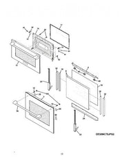 Frigidaire Microwave Door 5304471511