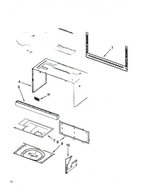 Whirlpool Microwave Plate W10248267