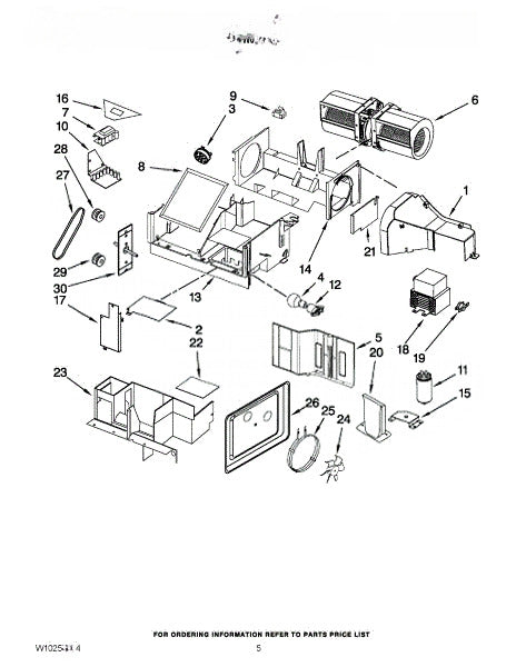 Whirlpool Microwave Guide-Air W10249328