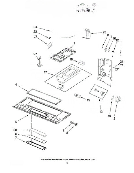 Whirlpool Microwave Reflector W10250586