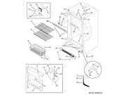 GE Freezer Hinge-Bottom Stepped Pin WR02X12690
