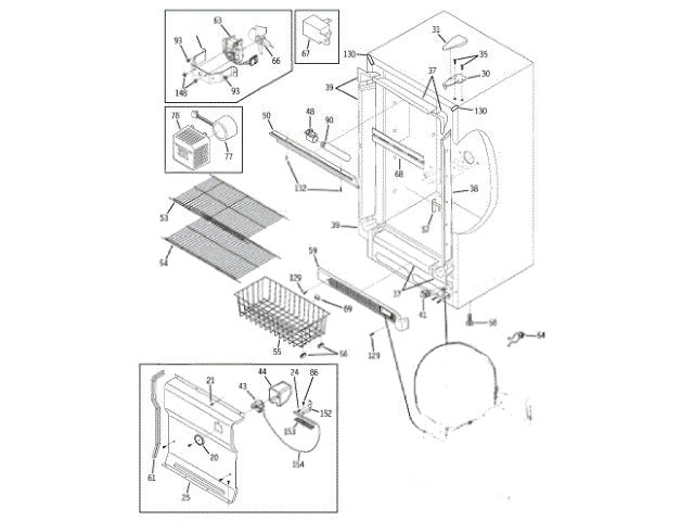 GE Freezer Shield-Light WR02X12687
