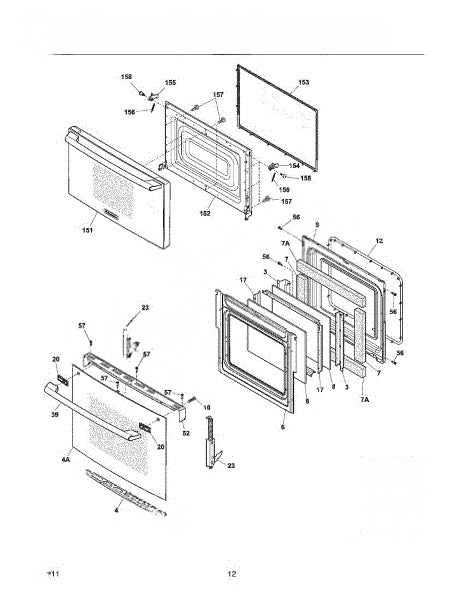 Frigidaire Microwave Frame 5304470579