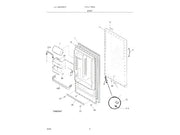 Frigidaire Freezer Gasket 216524201