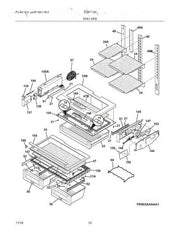 Frigidaire Refrigerator Glass-Crisper Frame 241768802