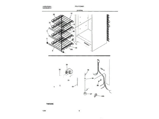 Frigidaire Freezer Evaporator 297234500