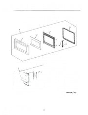 Frigidaire Microwave Door Assembly 5304472469