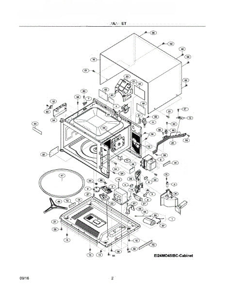 Frigidaire Microwave Transformer 5304473321