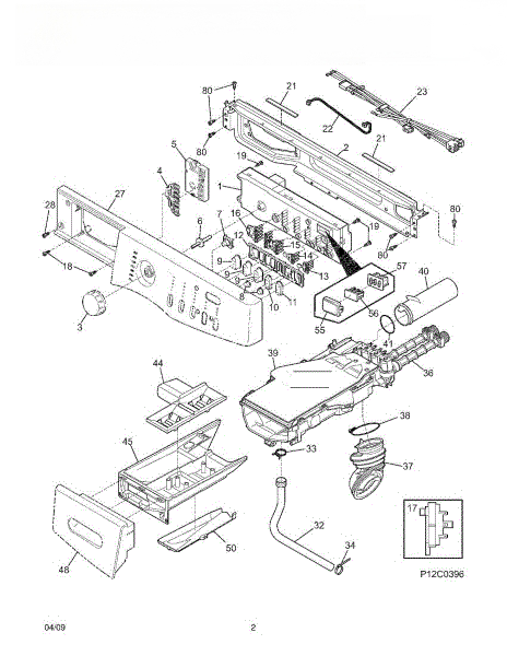 Frigidaire Control Panel 137166700