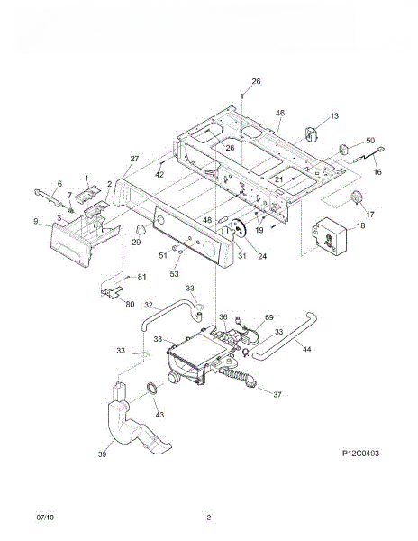 Frigidaire Hose 137207300