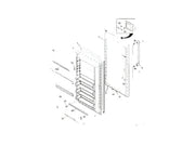 Frigidaire Freezer Outside Door Panel 297317200