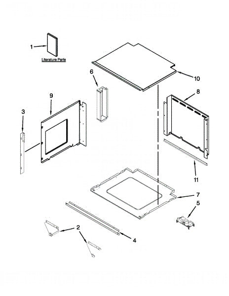 Whirlpool Microwave Support W10239158