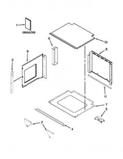 Whirlpool Microwave Support W10239159