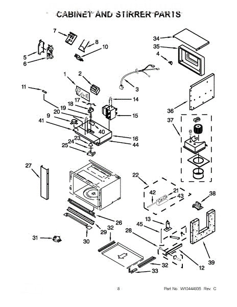 Whirlpool Microwave Thrmst-Fix W10287985