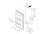 GE Freezer Door Handle WR12X10968