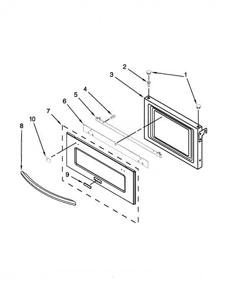 Whirlpool Microwave Brkt-Mount W10281179