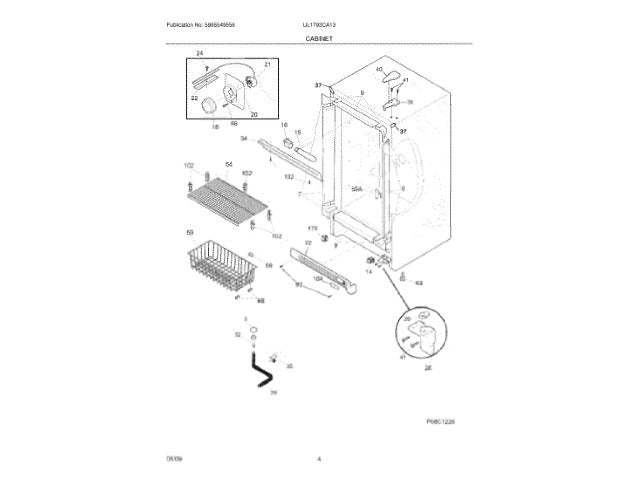 Frigidaire Freezer Shelf-Dry 216077003