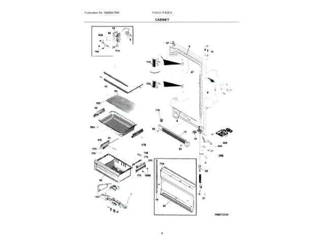 Frigidaire Freezer Frame-Crisper Cover 297271701