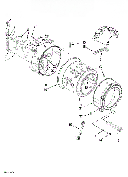 Whirlpool Spring W10243909