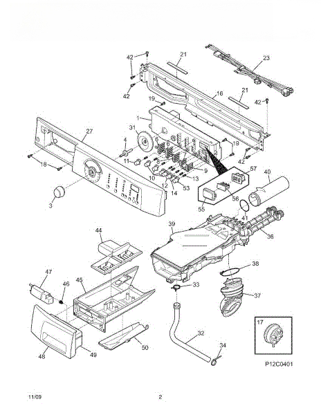 Frigidaire Bezel 137039500