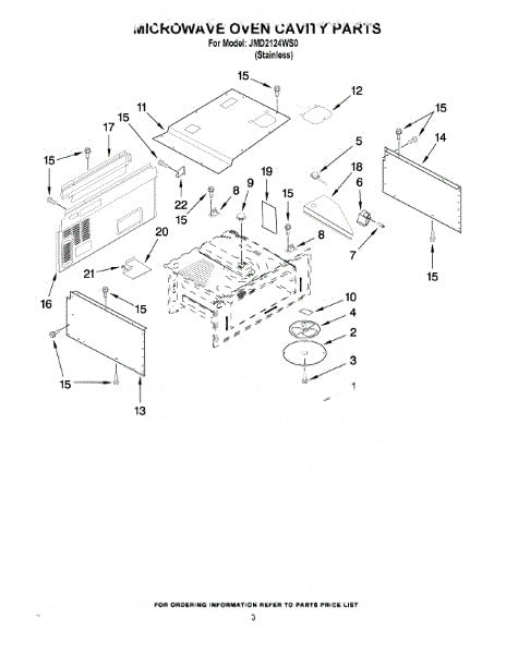 Whirlpool Microwave Covr-Light W10278030