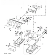 GE Drawer Dispenser Frnt Wh WH41X10243