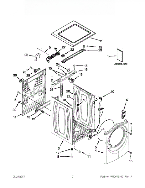 Whirlpool Spacer W10323182