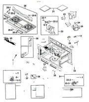 Samsung Microwave Assy Body Latch-Upper R; DE94-02066A