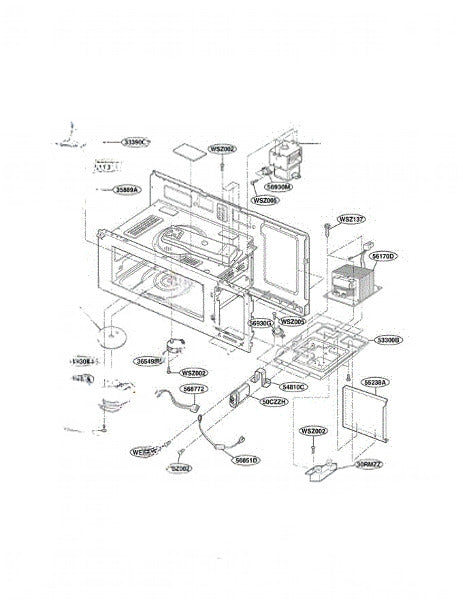 LG Microwave Screw,tap 1SPF0302018