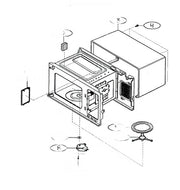 LG Microwave Screw 1SZZW2A002A