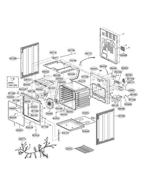 LG Microwave Screw 1TTL0403418