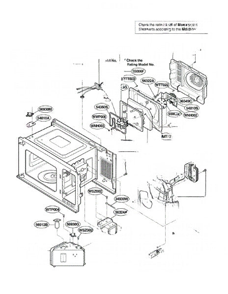 LG Microwave Motor 2B72066P
