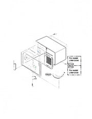 LG Microwave Cabinet 3112W1U037C