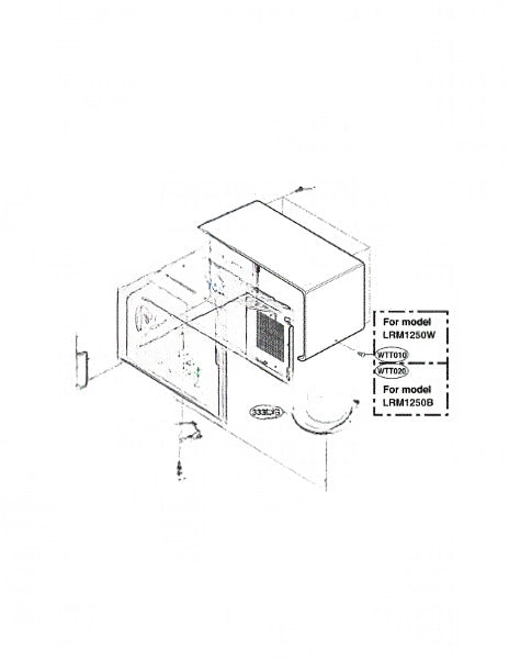 LG Microwave Cabinet 3112W1U037C